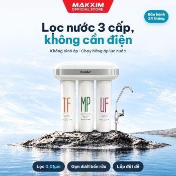 MÁY LỌC NƯỚC KHÔNG ĐIỆN 3 CẤP (TF-MP-UF)