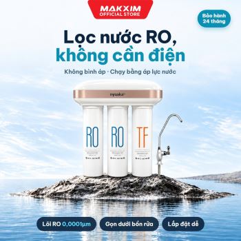 MÁY LỌC NƯỚC KHÔNG ĐIỆN 3 CẤP (TF-RO-RO)